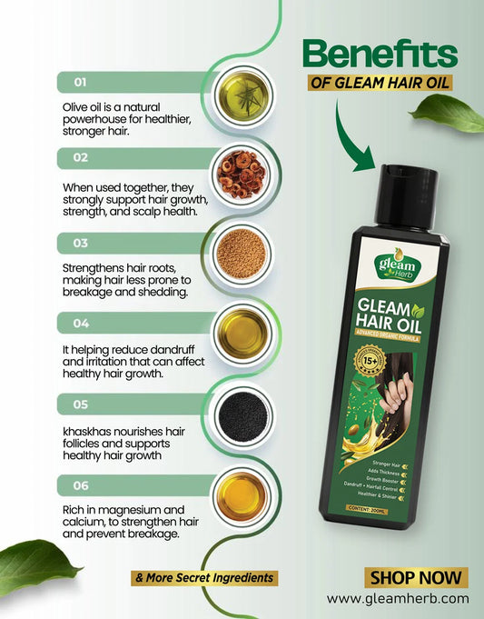 Gleam Hair Oil Dual-Pack