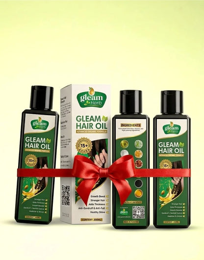 Gleam Hair oil Family Pack